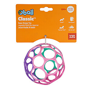 Классический мяч OBALL, розовый/фиолетовый, 12289