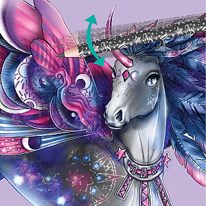 Творческая книжка-раскраска NEBULOUS STARS Фантазийные лошади, 11371