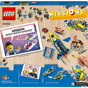 60355 LEGO® City Missions Ūdens policijas detektīvu misijas