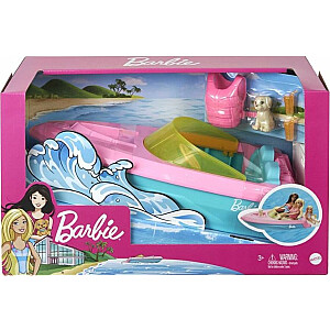 Кукла Mattel Барби с моторной лодкой (GRG29)