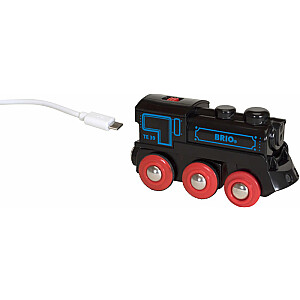 Аккумуляторный поезд BRIO RAILWAY с кабелем micro USB, 33599