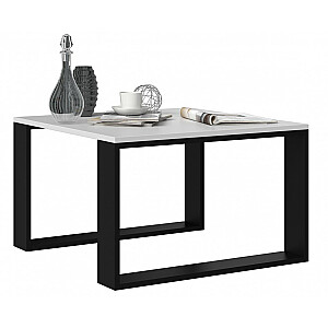 MODERN MINI стол 67x67x40 см белый/черный