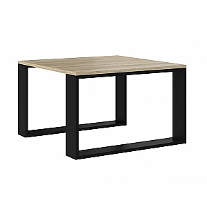 MODERN MINI стол 67x67x40 см дуб сонома/черный