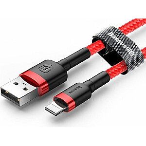 Baseus Baseus USB kabelis Kevlar USB zibens kabelis iPhone 1.5A 2m sarkans