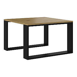 MODERN MINI стол 67x67x40 см Дуб Артисан/Черный