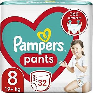 Трусики-подгузники Pampers Pants 8, 19+ кг, 32 шт.
