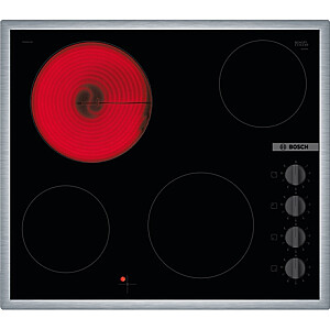 Bosch Hob PKE645CA2E Vitroceramic, Number of burners/cooking zones 4, Mechanical, Black, Made in Germany