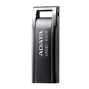 ADATA UR340 64 GB USB Type-A 3.2 Gen 2 (3.1 Gen 2) USB zibatmiņas disks melns