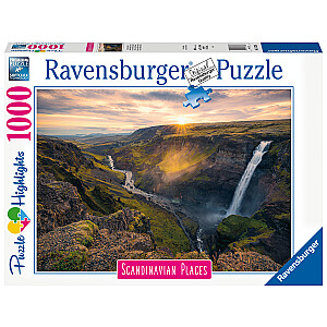 RAVENSBURGER puzle Haifoss Waterfall, Iceland, 1000gab., 16738