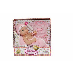 BAMBOLINA новорожденная кукла Аморе, 34см, с аксессуарами, BD1831