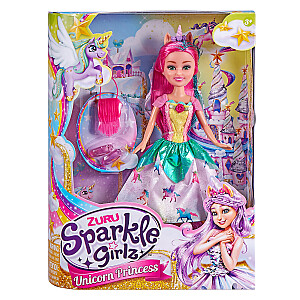 Кукла SPARKLE GIRLZ 27см Unicorn PrincessD, разная, 10093