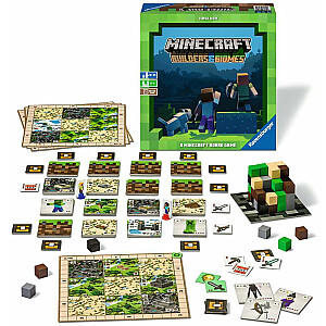 RAVENSBURGER galda spēle Minecraft Builders & Biomes (LT, LV, EE), 27088