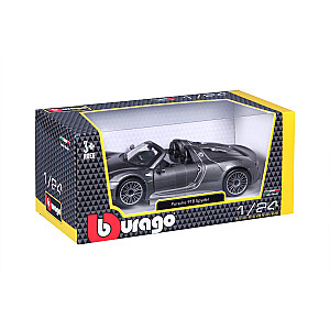 Автомобиль BBURAGO 1/24 Porsche 918 Spyder, 18-21076