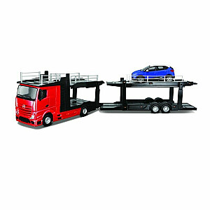 BBURAGO 1/43 Street Fire evakuators Mercedes Benz Actros ar Volkswagen Polo GTI Mark 5, 18-31458