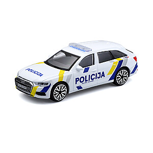 BBURAGO 1:43 automodelis Audi A6 Avant Latvijas policija, 18-30415LV
