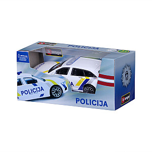 BBURAGO 1:43 модель автомобиля Audi A6 Avant Латвийская полиция, 18-30415LV