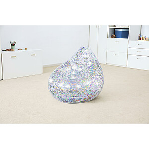 BESTWAY piepūšams krēsls ar gliteriem, 72cm x 72cm x 64cm, 75105