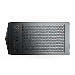 Корпус игрового компьютера MSI MPG GUNGNIR 110R Mid Tower, черный, USB 3.2 Gen2 Type C, 4x 120-мм вентилятора ARGB, Mystic Light Sync, плата управления от 1 до 6 ARGB, 2 панели из закаленного стекла, ATX, mATX, mini-ITX