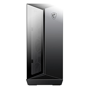 Корпус игрового компьютера MSI MPG GUNGNIR 110R Mid Tower, черный, USB 3.2 Gen2 Type C, 4x 120-мм вентилятора ARGB, Mystic Light Sync, плата управления от 1 до 6 ARGB, 2 панели из закаленного стекла, ATX, mATX, mini-ITX