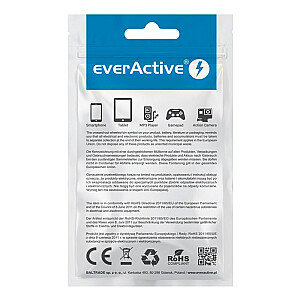 everActive micro USB kabelis 1m - Melns pīts ātra uzlāde 2.4A - CBB-1MB