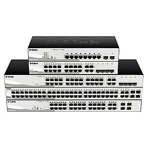 D-link-DGS-1210-48/E 48 ports 10/100/1000 slēdzis