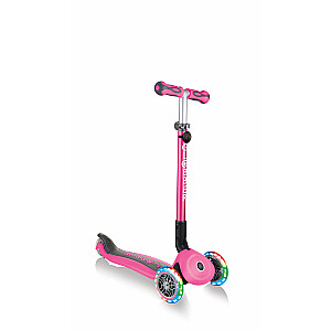 GLOBBER skrejritenis Go Up Deluxe Lights, темно-розовый, 646-110