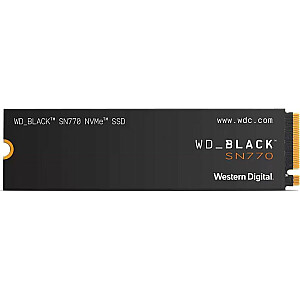 Твердотельный накопитель Dysk WD Black SN770 500 ГБ M.2 2280 PCI-E x4 Gen4 NVMe (WDS500G3X0E)