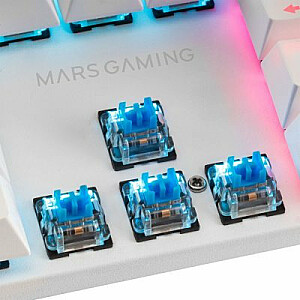 Mars Gaming MK422WBRUS Spēļu Mehāniska Tastatūra RGB / Brown Switch / US