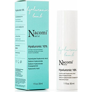 Nacomi Next Level Hyaluronic 10% serums ar hialuronskābi