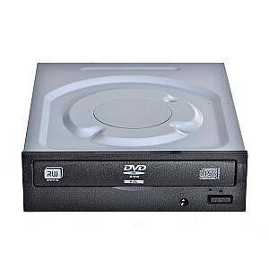 Vienkāršs IHAS124 optiskais diskdzinis, iekšējais melns DVD Super Multi DL