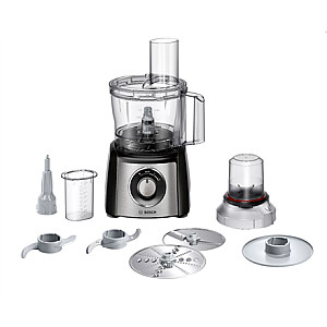 Bosch Food Processor MCM3401M Black/Stainless steel, 800 W, Number of speeds 2, 2.3 L, Blender, Meat mincer