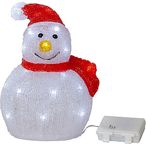 Декоры Crystalo Snowman BO 30LED 17x25x15cm 587-18