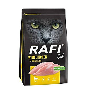 DOLINA NOTECI Rafi kaķis ar vistu - Sausā barība kaķiem - 7 kg