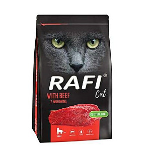 DOLINA NOTECI Rafi Cat ar liellopu gaļu - Sausā barība kaķiem - 7 kg