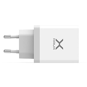 Sienas lādētājs KRUX 3 USB, QC 3.0 30 W