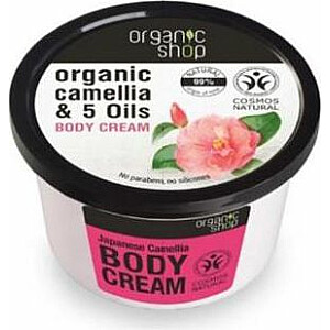 Organic Shop ķermeņa krēms japāņu Camellia 250ml