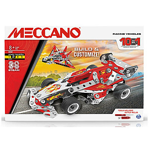 Конструктор MECCANO 10in1 Racing Vehicles, 225 шт., 6060104