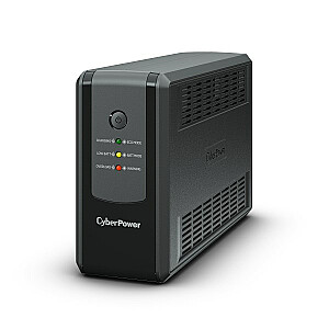 CyberPower UT650EG-FR Line-Interactive nepārtrauktās barošanas avots (UPS) 0,65 kVA 360 W 3 maiņstrāvas kontaktligzdas