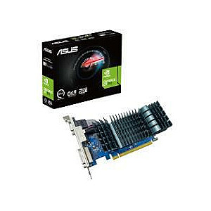 Graphics Card ASUS NVIDIA GeForce GT 710 2 GB DDR3 64 bit PCIE 2.0 16x Memory  900 MHz GPU 954 MHz Heatsink (passive) 1x15pin D-sub 1xDVI-D 1xHDMI GT710-SL-2GD3-BRK-EVO