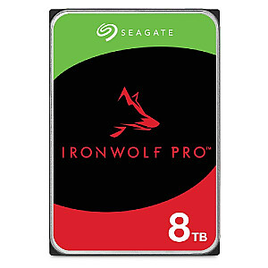 Seagate IronWolf Pro ST8000NT001 3,5 collu iekšējais cietais disks 8000 GB