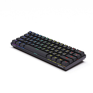 Mehāniskā tastatūra SAVIO BLACKOUT Red (Red Outemu), melna