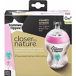 Tommee Tippee бутылка 260 мл 2шт Tommee Tippee universal