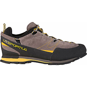 La Sportiva Boulder X pelēki/dzelteni vīriešu pārgājienu apavi.45