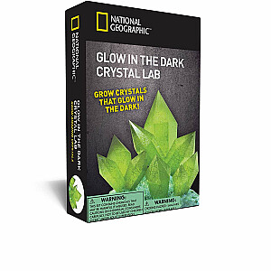 NATIONAL GEOGRAPHIC  tumsā spīdošs kristāls Green, NGGIDCRYSTAL