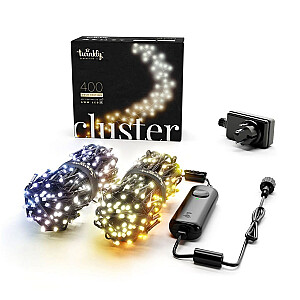 Viedās lampas Twinkly Cluster- 400 Led 5x07m