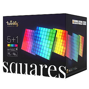 Smart Blocks Twinkly Squares Combo Pack 6 bloki (1 galvenais + 5 paplašinājumi) x 64 pikseļi RGB