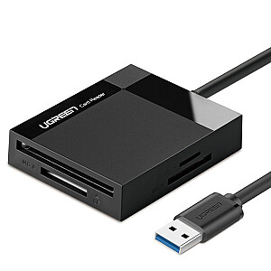 Ugreen USB 3.0 SD / micro SD / CF / MS card reader black (CR125 30333)