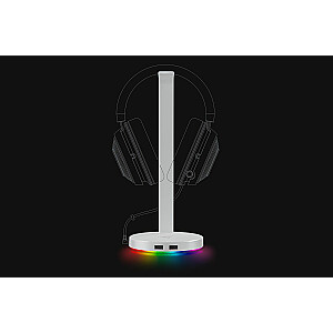 Razer Base Station v2 Chroma austiņu statīvs balts