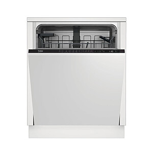 Встраиваемая посудомоечная машина BEKO DIN36430, класс энергопотребления D (старый A+++), 60 см, 6 программ, SelfDry, Led spot