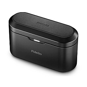 Настоящие беспроводные наушники Philips Fidelio T1BK/00, шумоподавление Pro+, естественный звук Fidelio, шумоподавление от ветра, универсальный размер, черный